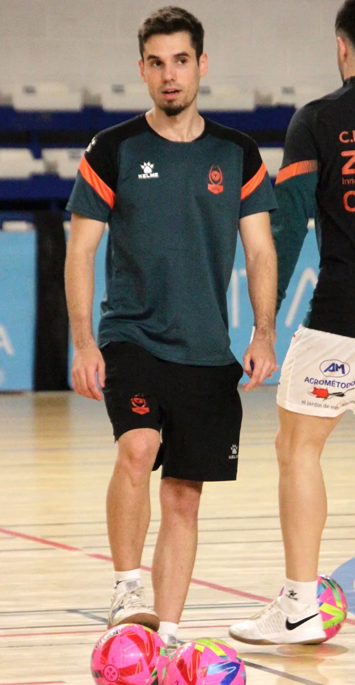 Gonzalo en un entrenamiento del Zambú CFS Pinatar